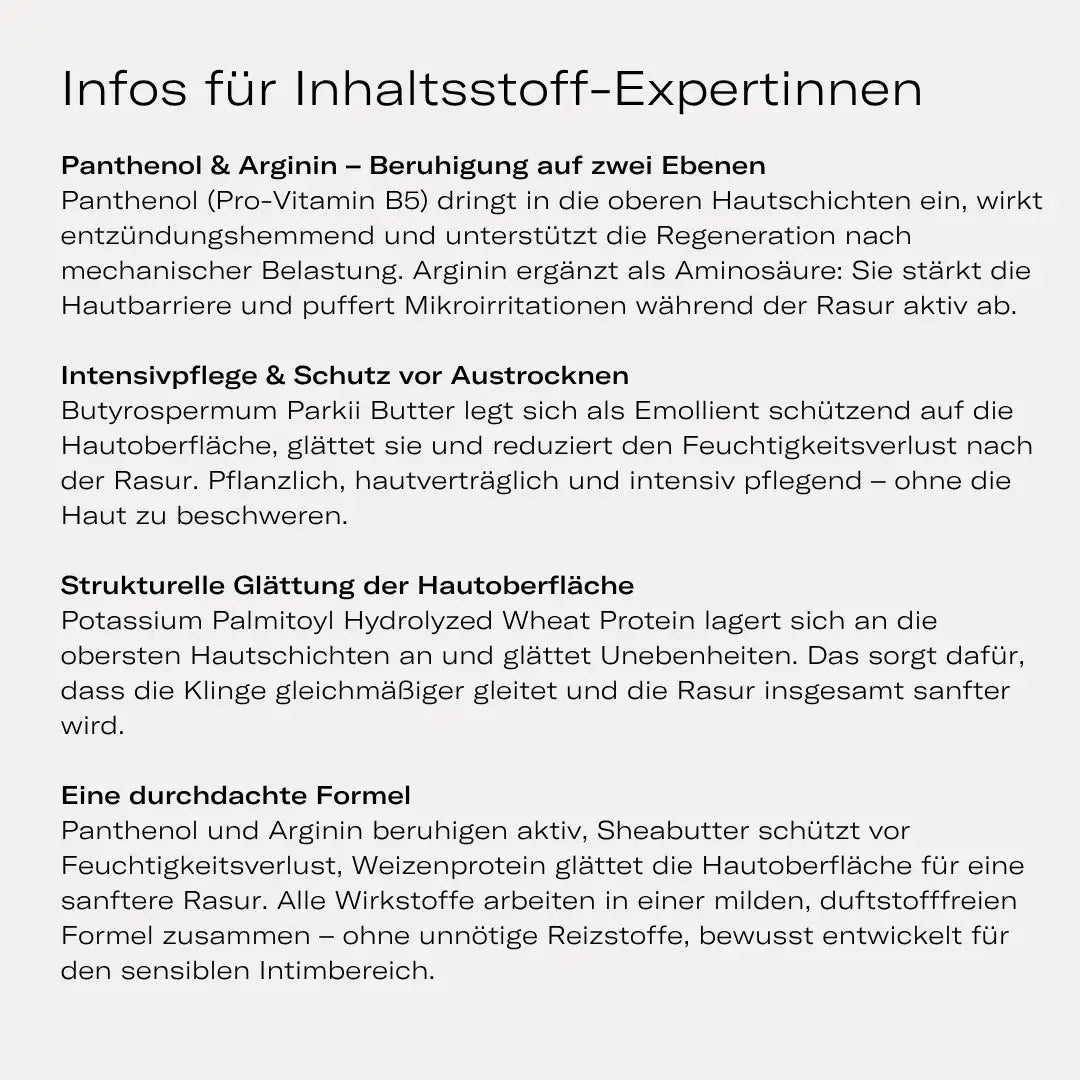Intimer Rasierschaum