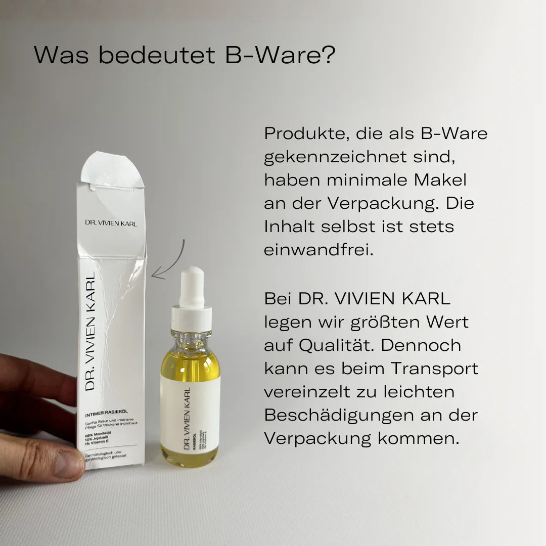 Intimes Rasieröl (B-Ware)