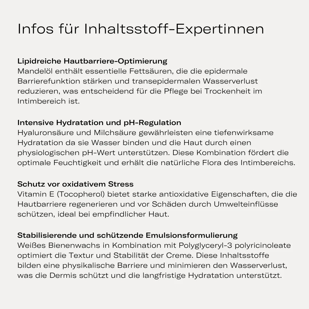 Qualitätsmerkmale der DR. VIVIEN KARL Intimcreme – hergestellt und laborgeprüft in Deutschland