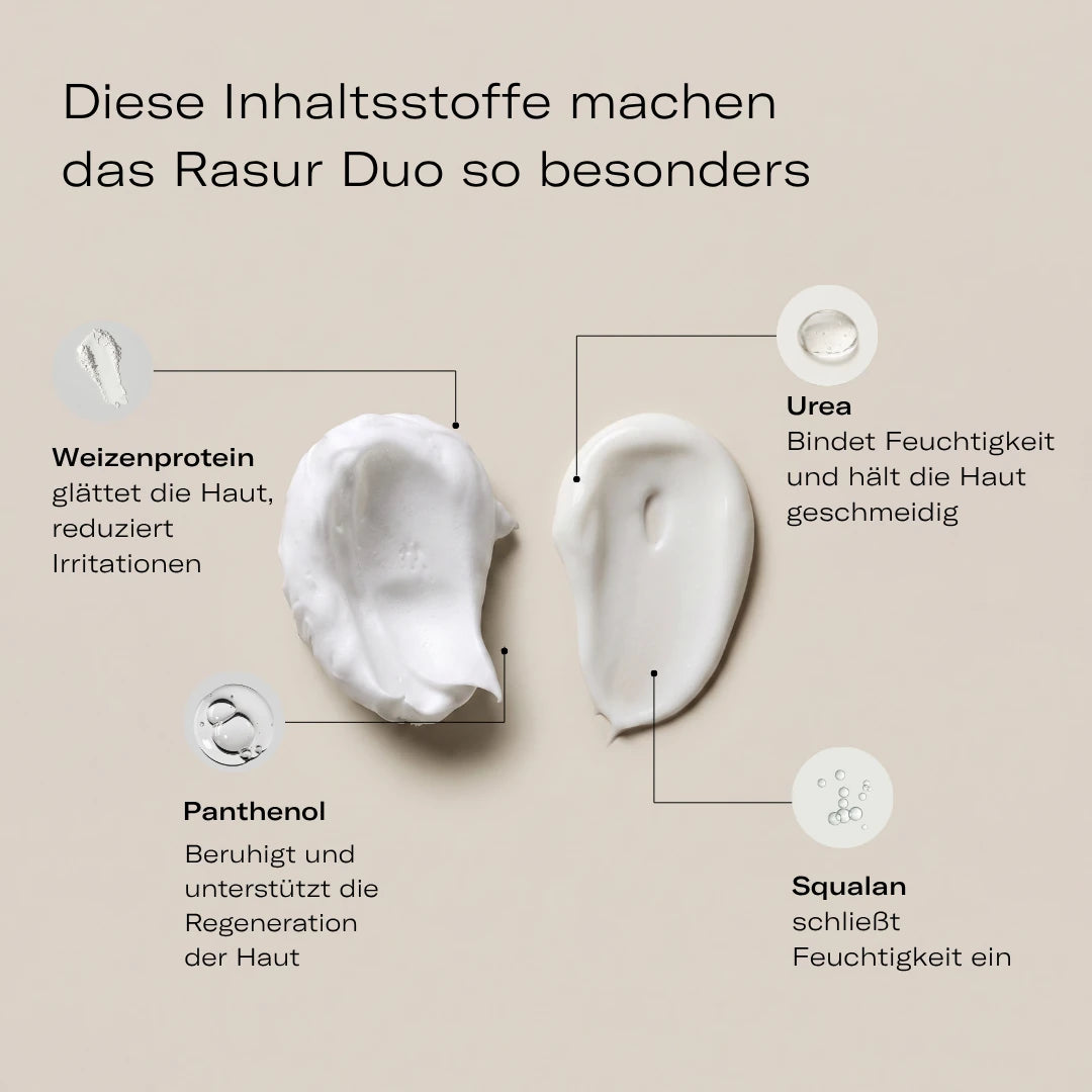 Rasur Duo normale Haut