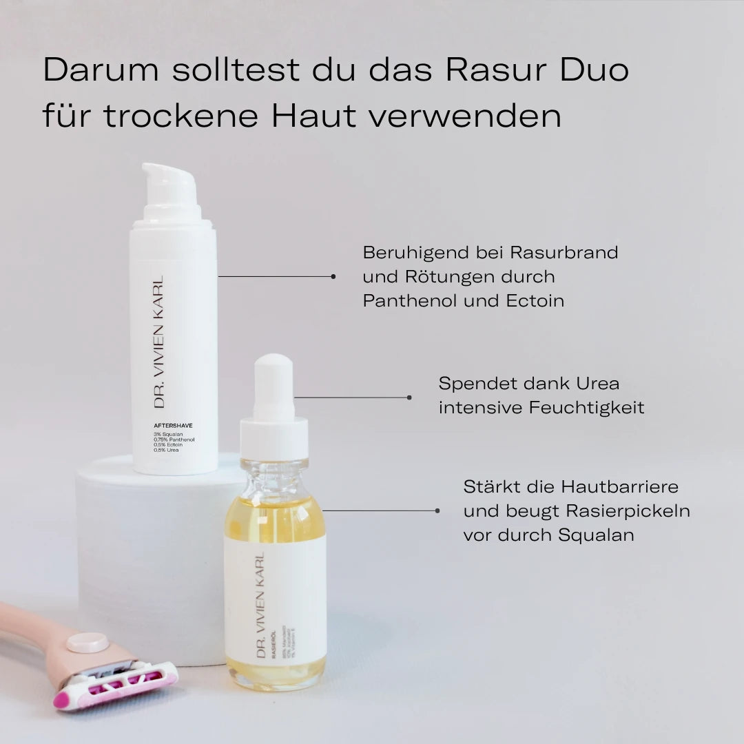 Rasur Duo trockene Haut